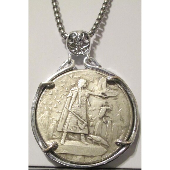 Celtic Lore NEW- Cernunnos & Morrigan Necklace- Two Necklaces in One - Picture 7 of 10